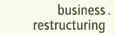 reestructuraciones empresariales